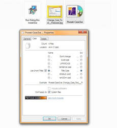 Win7 File Tweak Case Change Tool    Freeware