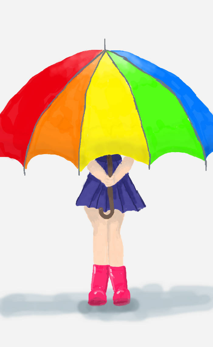 Umbrella girl by Moray-orca on DeviantArt