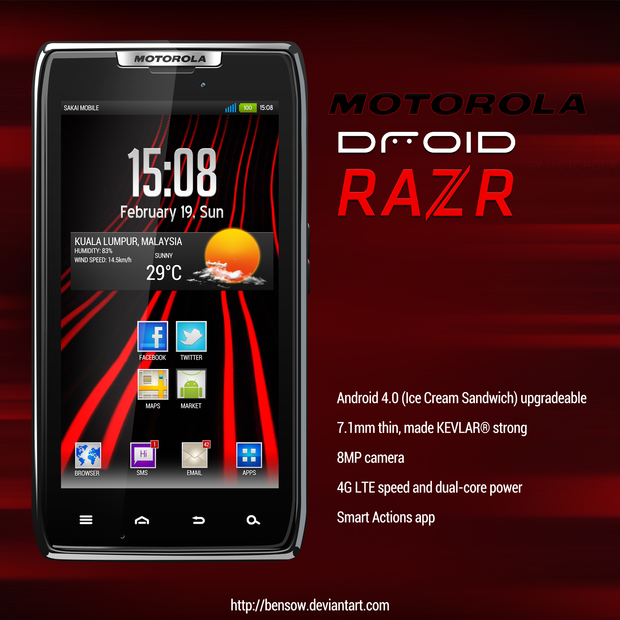 Motorola Droid RAZR Vector