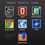 Square Browser Icons