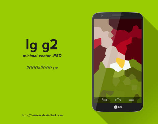 LG G2 Vector PSD