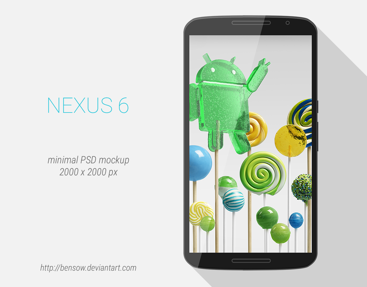 Motorola Nexus 6 PSD Mockup