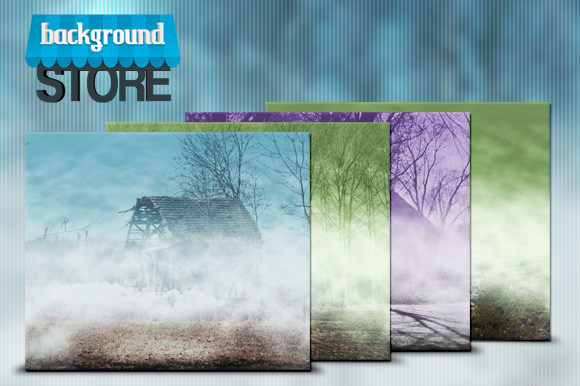 Free Foggy Background