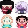 Pixel Plushies | Crystal Gems