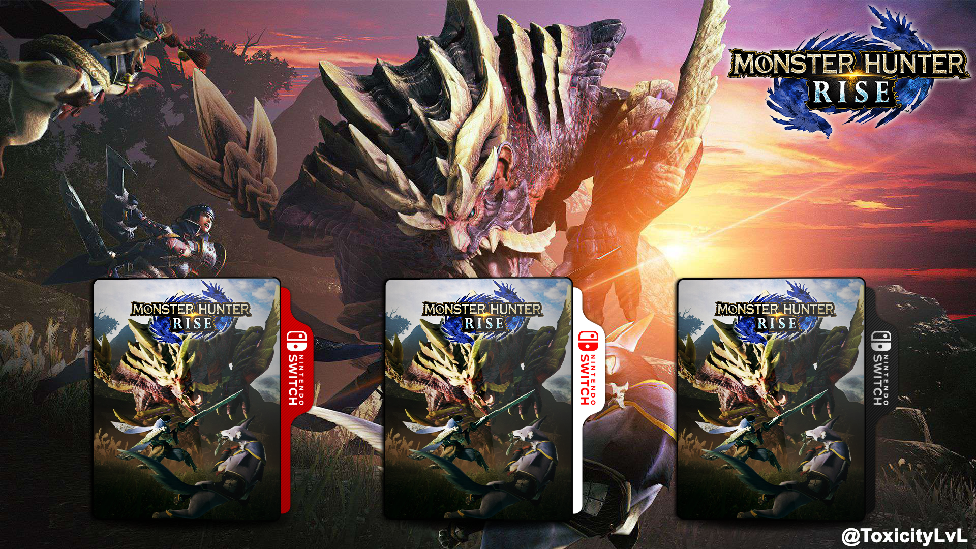 Monster Hunter Rise Folder Pack by ToxicityLvL on DeviantArt