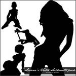 Vector Silhouette Brush Pack by LivanaStock