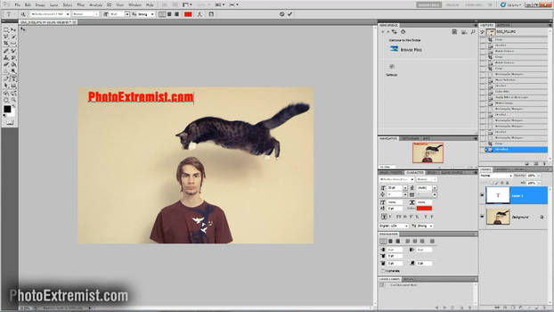 FLYING CAT - Photo Tutorial