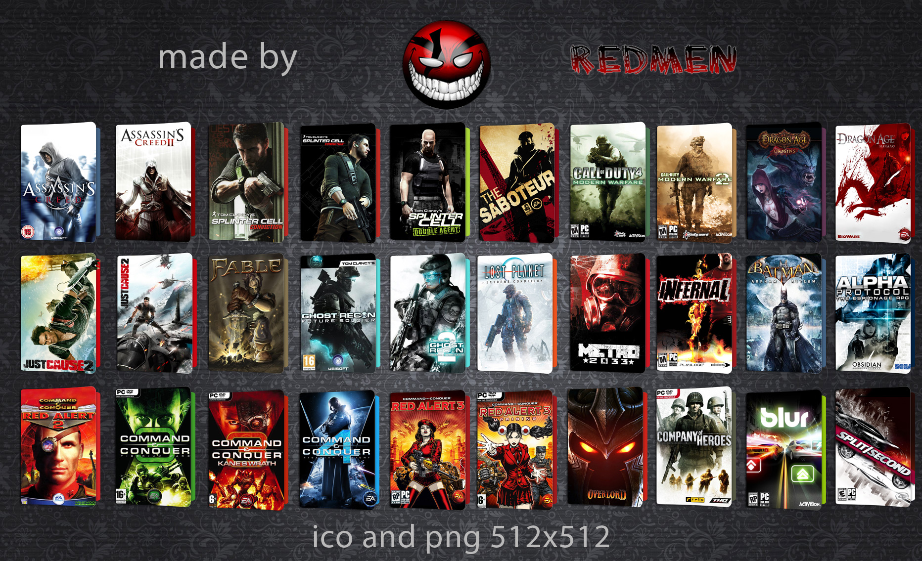 Game pack by redmen08 on DeviantArt