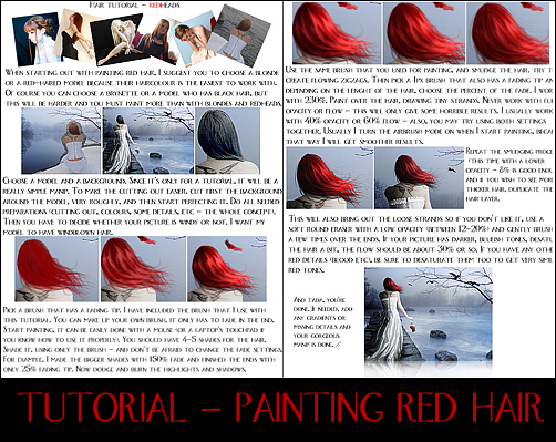 Red hair tutorial