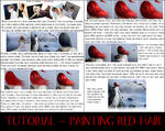Red hair tutorial by Kechake
