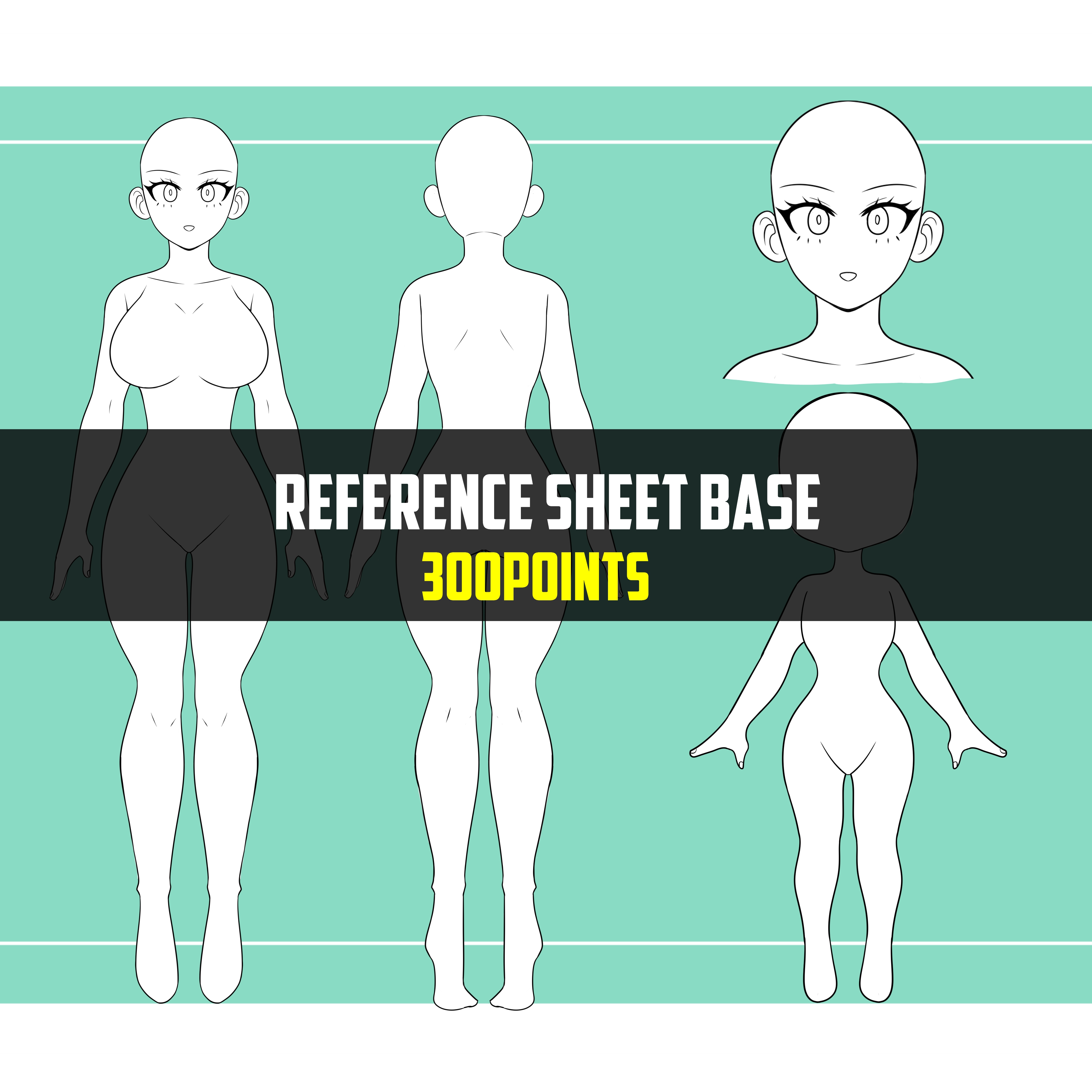 P2U Base (Reference Sheet) by prxmnis on DeviantArt