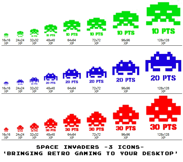 Space Invaders Alien Sprite