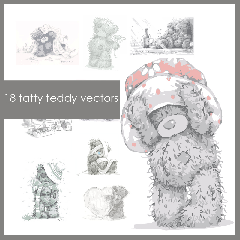 Tatty Teddy Vectors