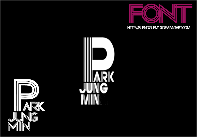 _Font_Park_Jung_Min