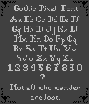 Gothic Pixel Font