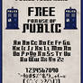 Whovian Pixel Font