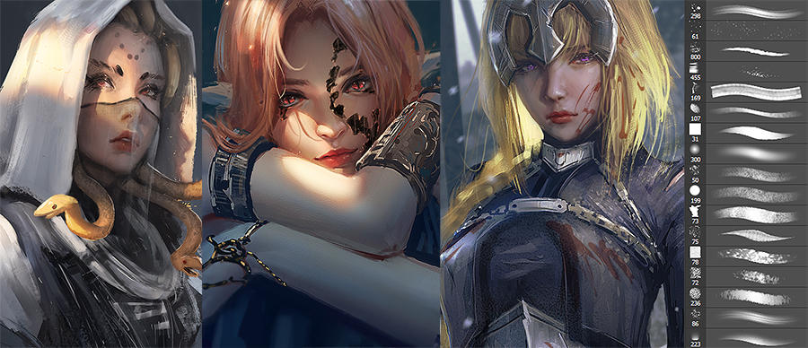 my photoshop brushes by z ed on deviantart