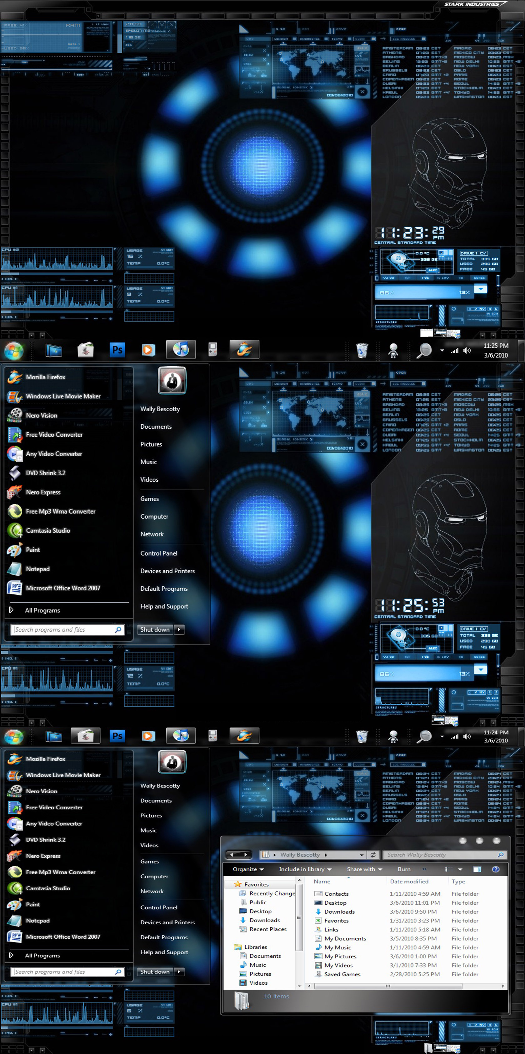 Iron Man Theme For Windows 7