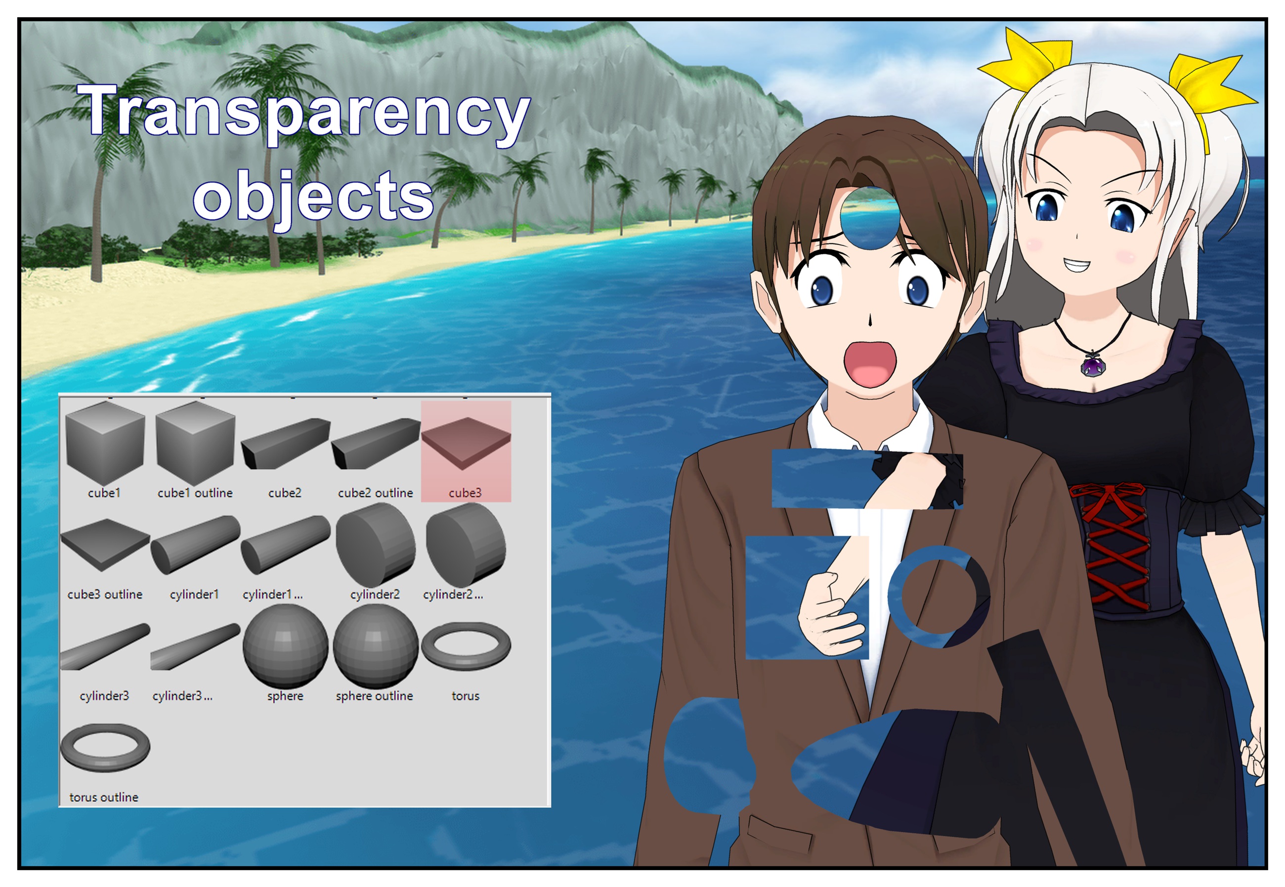 (Reupload) Transparency -Comipo 3D objects by Gargoyle95 on DeviantArt