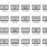 Dark Box Stack Icons