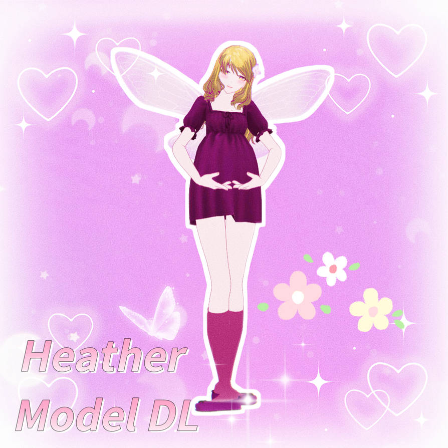 MMD Heather the Violet Fairy Model DL by catpotato5 on DeviantArt