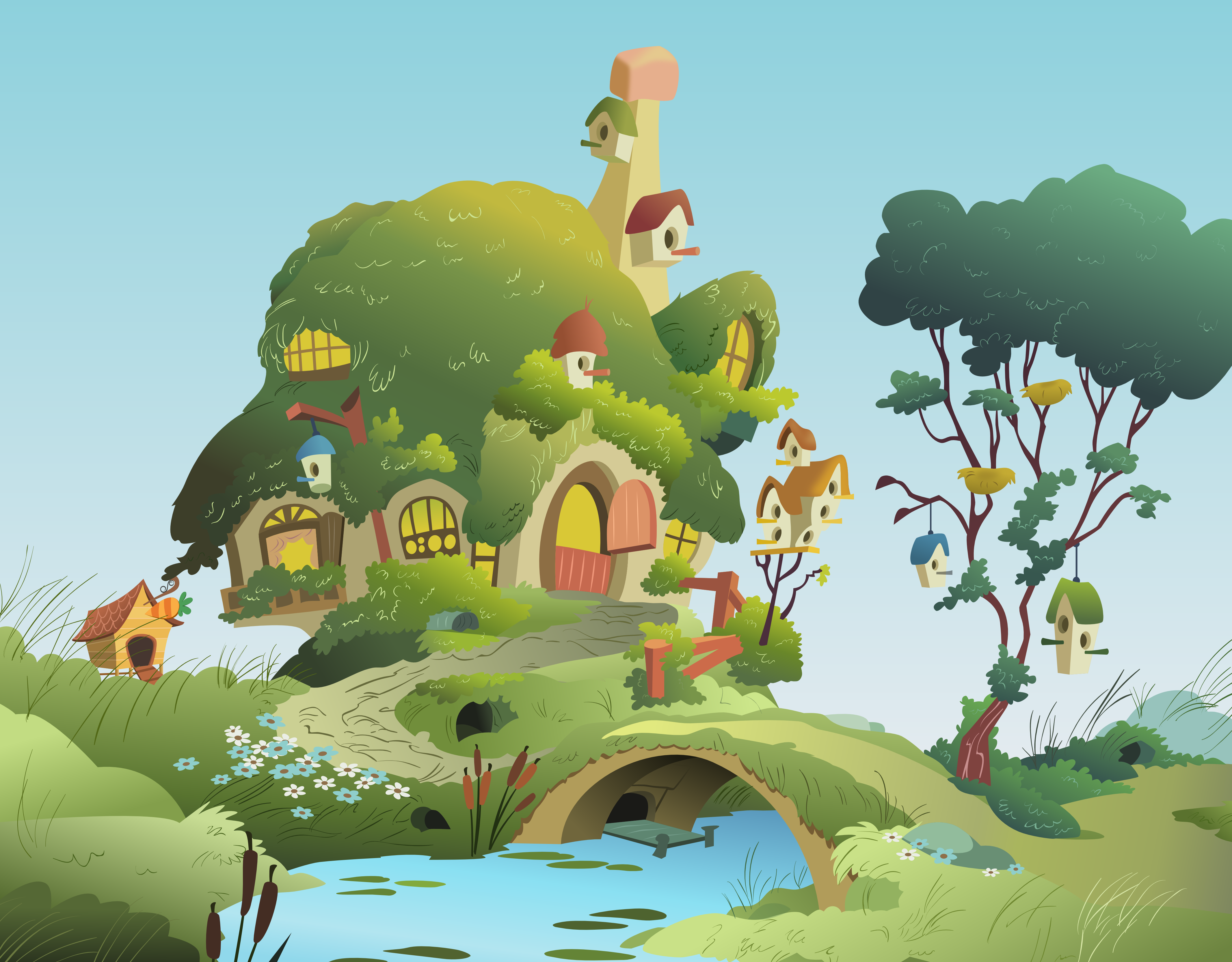 my little pony fluttershy cottage