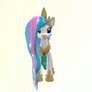 Princess Celestia 3d model