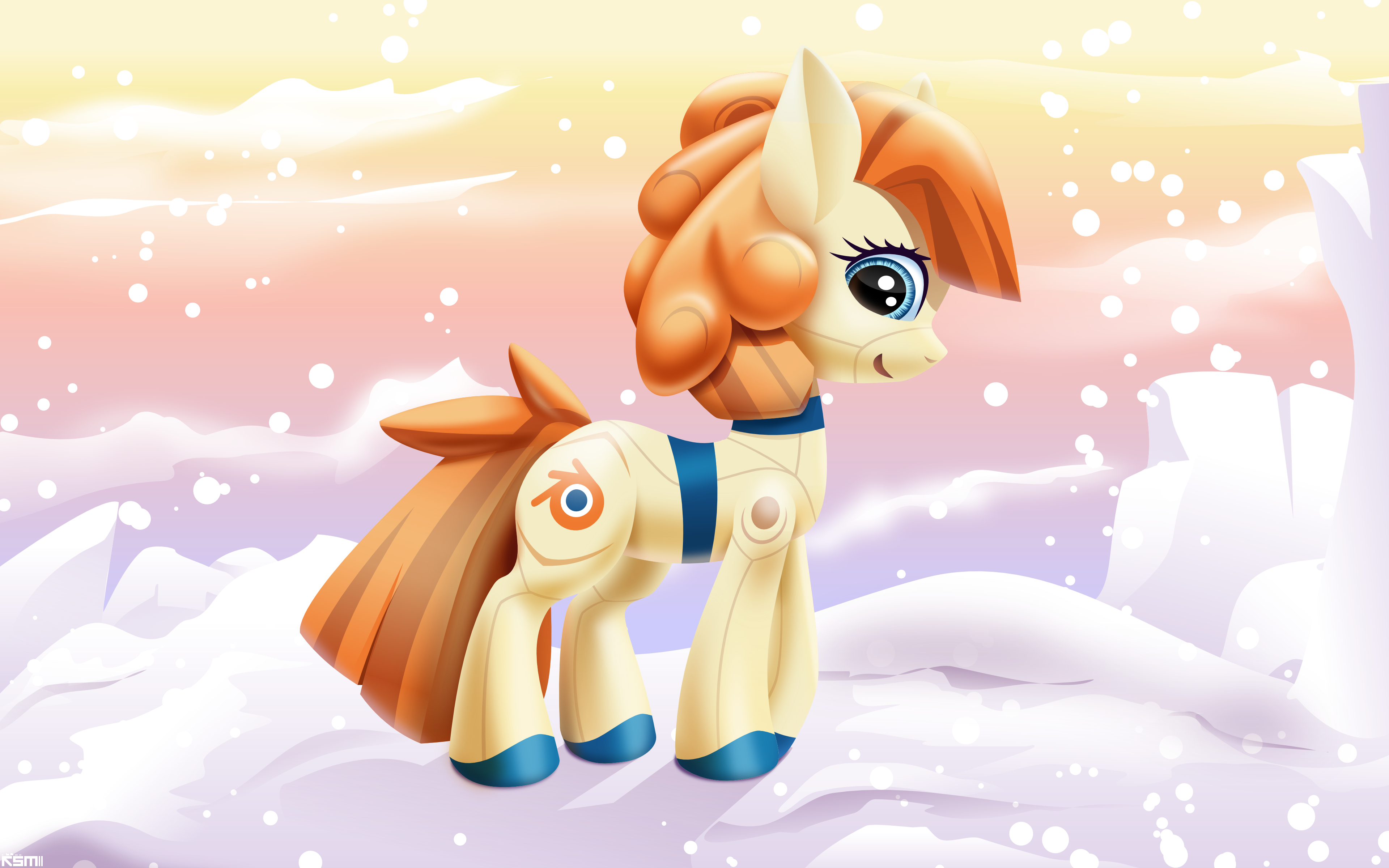 Blender pony OC + video