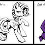 Pony sticker - Rarity