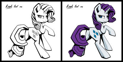 Pony sticker - Rarity