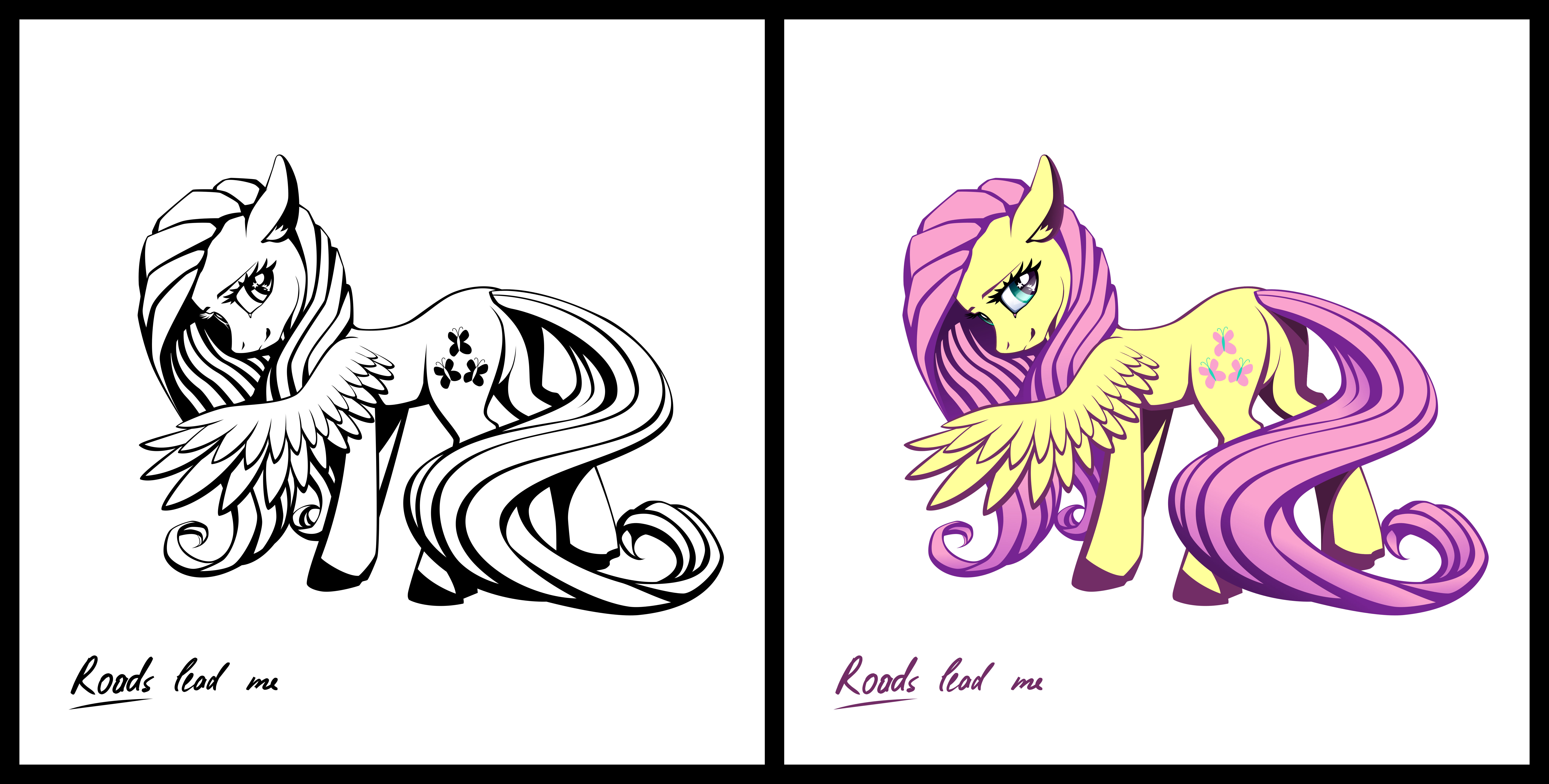 Pony sticker - Fluttershy