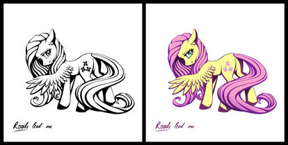 Pony sticker - Fluttershy