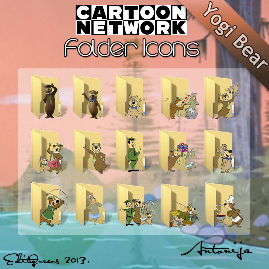 Cartoon Network Folder Icons - Yogi Bear