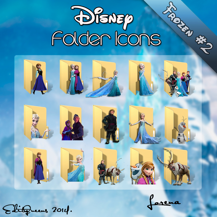 Disney Folder Icons - Frozen #2