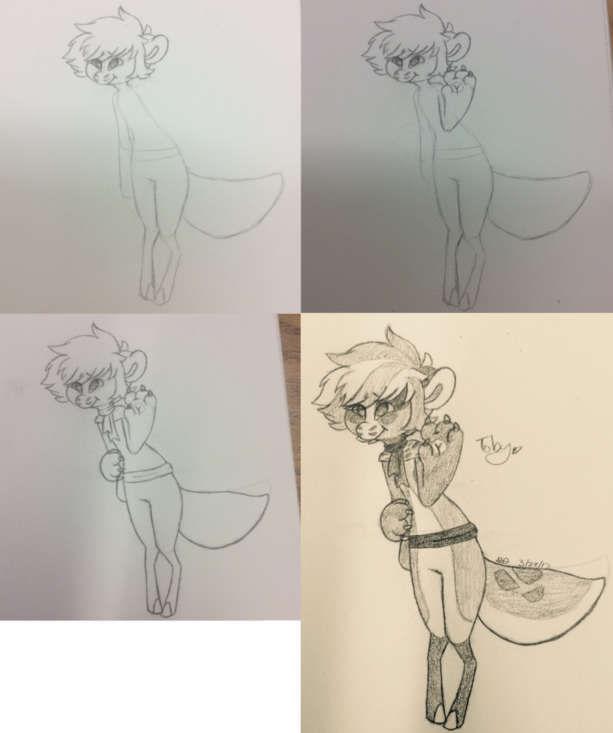 My Sketching Process (I guess) by MarbleFantasy on DeviantArt