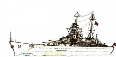 German Heavy Cruiser Bluecher