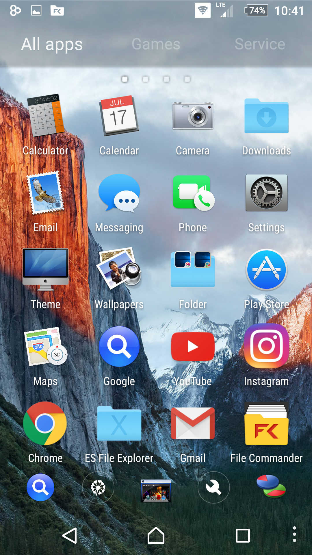 Mac OS X El Capitan themepack for Android by protheme on DeviantArt