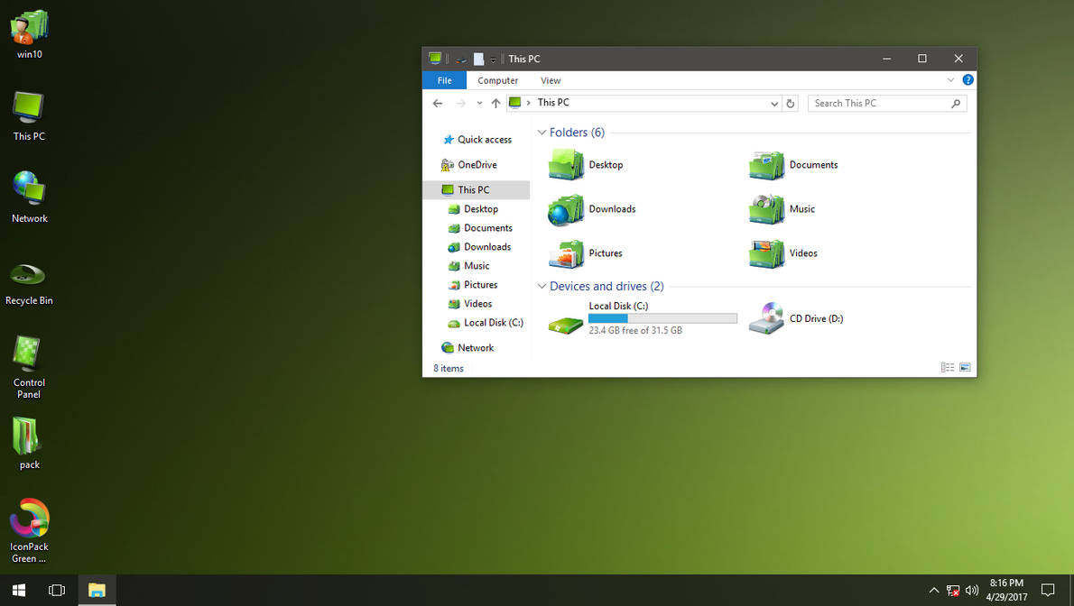 Green IconPack by protheme on DeviantArt