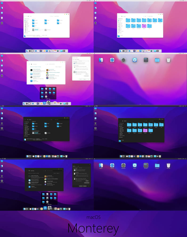 macOS Monterey Theme by protheme on DeviantArt