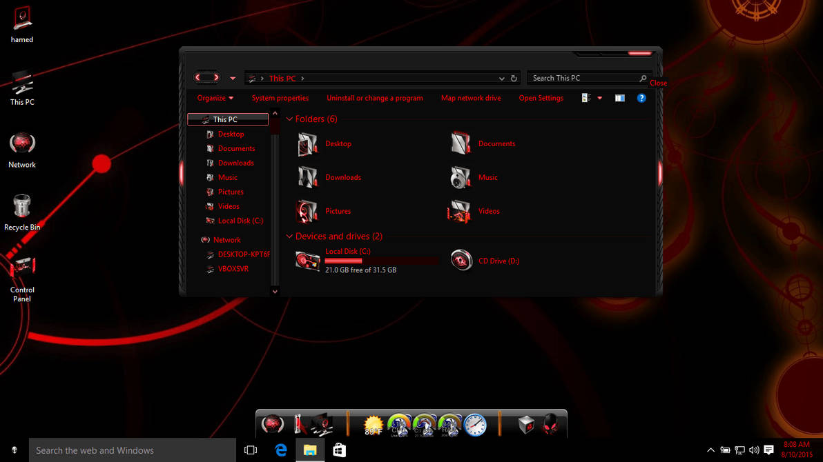 Alienware Red by protheme on DeviantArt