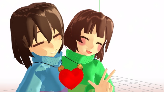 Chara And Frisk by kuromichara on DeviantArt