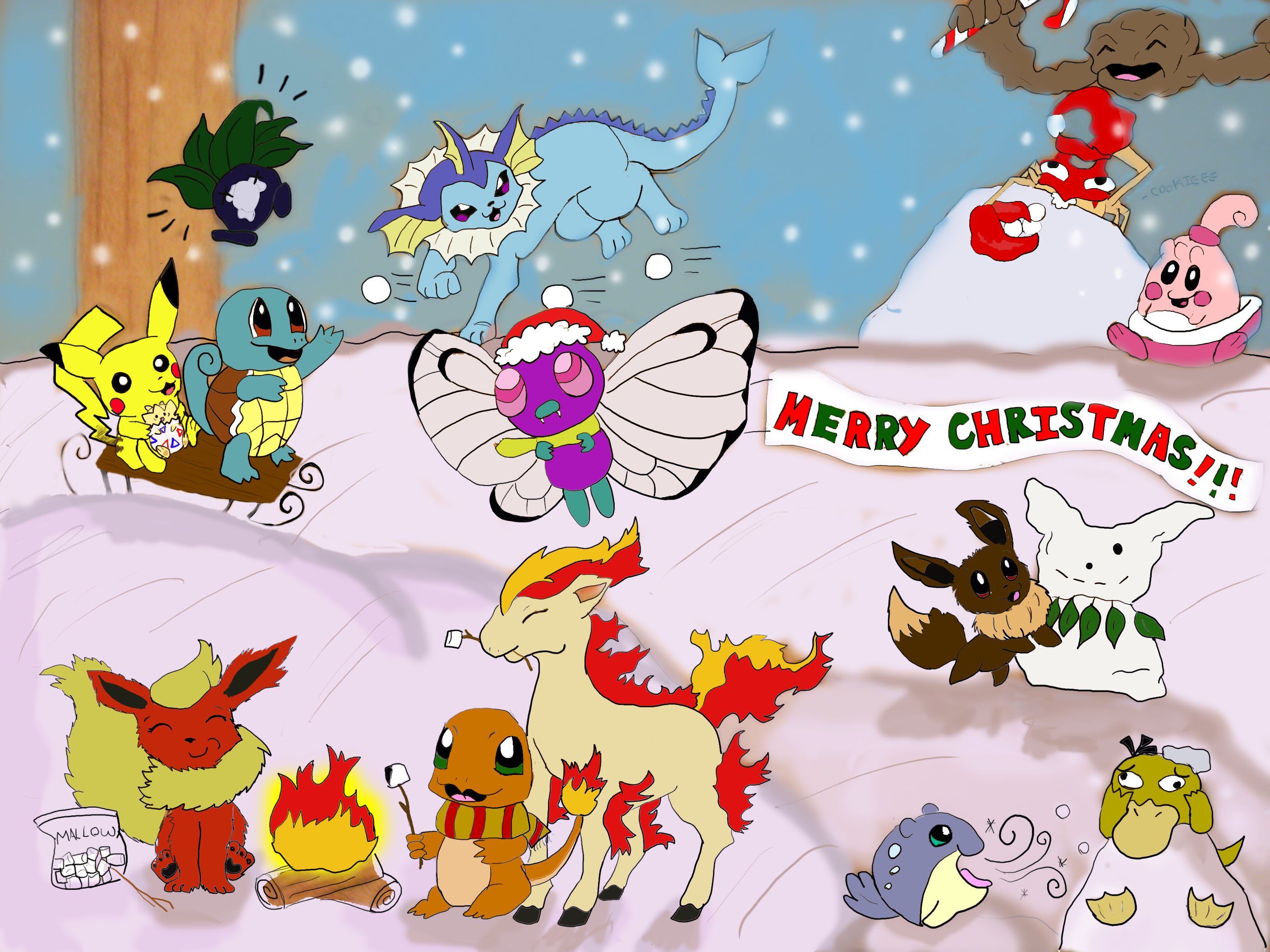 A Pokemon Christmas by UpTheWall on DeviantArt