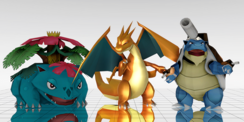 Gens 1-5 Pokemon Models! [3D DOWNLOAD] by TheModerator on DeviantArt