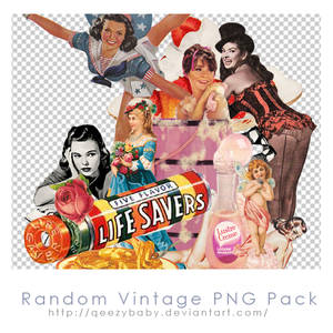 Random Vintage PNG pack