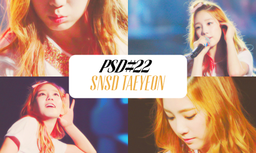 PSD #22 - SNSD TaeYeon by YeRimoonlight on DeviantArt
