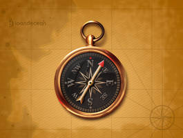 compass icon - free psd