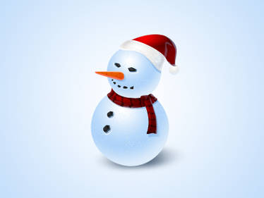 snowman icon - free psd