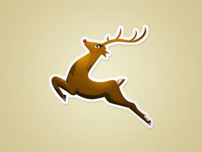 reindeer icon - free psd