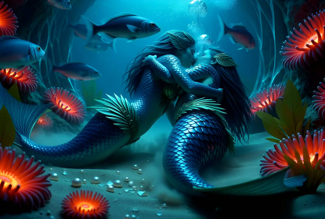 Mermaid love by LarryHunkin on DeviantArt