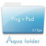 Aqua Folder Png+Psd